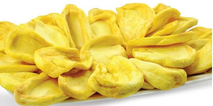 (Pack Of 3) Nokki Farm Freeze Dried Jackfruit Chips | Dried Fruit Snacks | Unsweetened Dried Jackfruit Chips | Gluten Free Healt