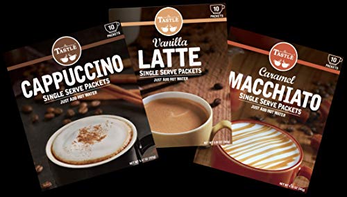 Cafe Tastl   Single Serve Vanilla Latte Coffee, 10 Count