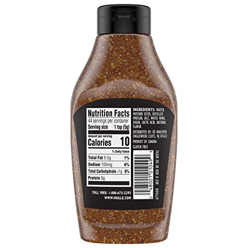 Maille Mustard Old Style Squeeze 8.5 Oz, Pack Of 6