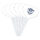 GRAPHICS & MORE Acrylic Cupcake Picks Set of 6 - Brigham Young University Heart Decoration Toppers