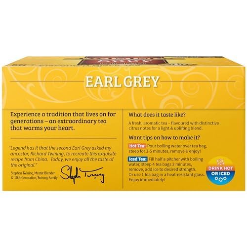 Twinings Of London Classics Earl Grey Tea, 50 Count