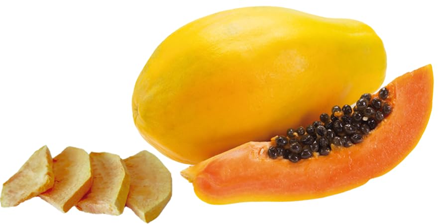 Freeze-Dried Papaya - 7 Pack - 100% Real Fruit, No Sugar Added, Crunchy & Delicious, Long Shelf Life