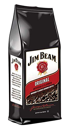 Jim Beam Bourbon Flavored Ground Coffee, 12oz Bag