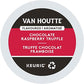 Van Houtte, Raspberry Chocolate Truffle, Single-Serve Keurig K-Cup Pods, Light Roast Coffee, 144 Count (6 Boxes 24 Pods)