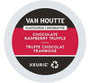 Van Houtte, Raspberry Chocolate Truffle, Single-Serve Keurig K-Cup Pods, Light Roast Coffee, 144 Count (6 Boxes 24 Pods)