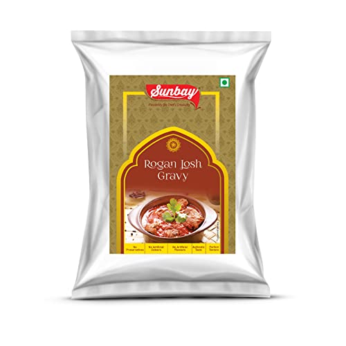 Sunbay Rogan Josh Gravy Mix - 1Kg|(Veg Mix, Upto 12 Servings)|Easy To Cook Kashmiri Rogan Josh Gravy Mix|Versatile Gravy Mix For