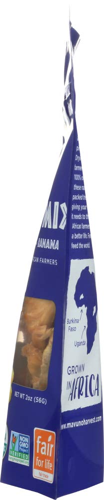 Mavuno Harvest 6 Piece Fair Trade Tropical Mix- Mango, Pineapple And Banana, 2 Ounce