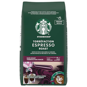 Espresso Roast Ground Coffee, 340G/12 Oz