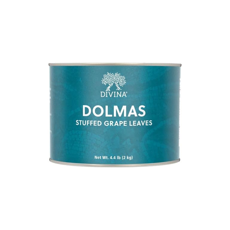 Divina Dolmas Stuffed Grape Leaves, 4.4 Lb. Can (Case Of 6)