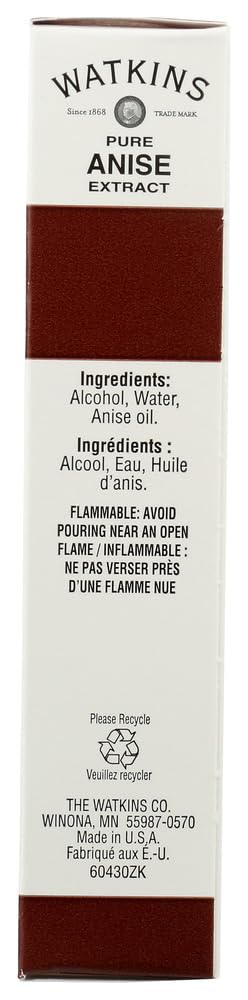 Watkins Extract 2Oz Bottle (Pack Of 3) Choose Flavor Below (Pure Anise)