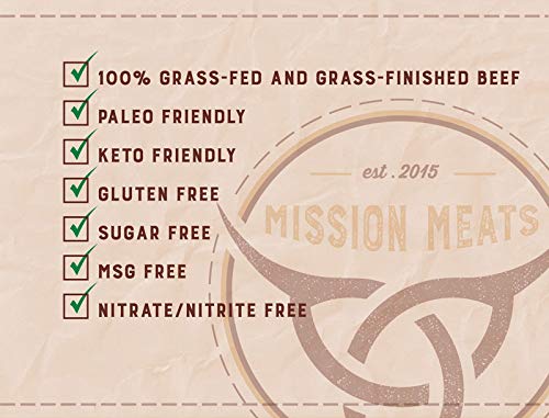 Tasty & Spicy Non-Gmo Grass-Fed Beef Sticks Gluten Free Msg Free Nitrate Nitrite Free Paleo Snacks Keto Healthy Natural Meat Sti