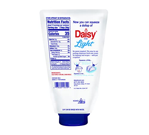 Daisy Light Squeeze Sour Cream, 14 Ounce
