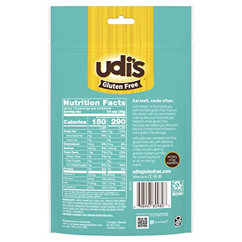 Udi'S Gluten Free Almond Butter Granola, 11 Oz.