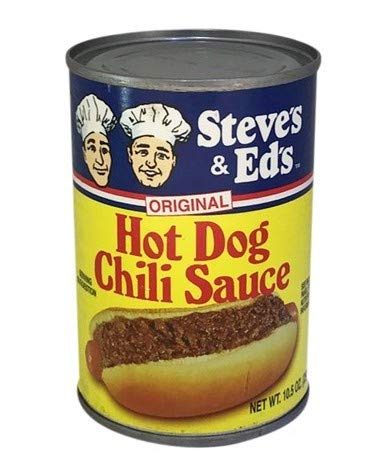 Steves & Eds Hot Dog Chili Sauce 10.5 Oz. (4Pack)