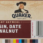 Quaker Instant Oatmeal, Raisin Date & Walnut, 8 Packets