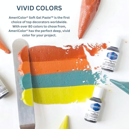 Americolor, Cypress, 0.75 Ounce Bottle, Soft Gel Paste Food Color