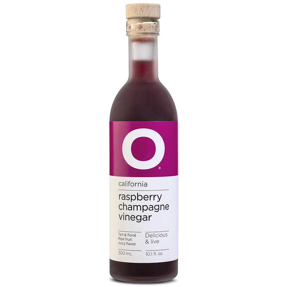 O Olive Oil Raspberry Champagne Vinegar, 10.1 Fl Oz, Pack of 1
