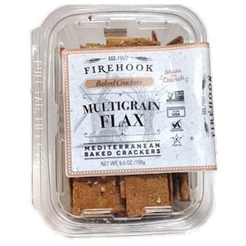 Firehook Mediterranean Baked Crackers - Case of 8 - 5.5 OZ (8x5.5 OZ)