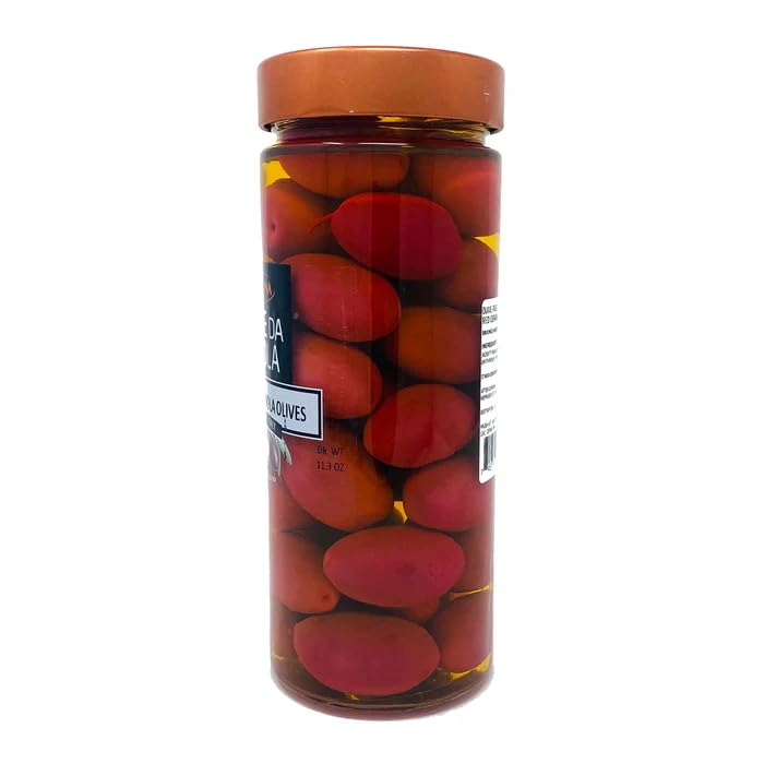 Table Olives, Red Cerignola Italian Olives, Product Of Italy
