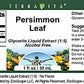 Terravita Persimmon Leaf Glycerite Liquid Extract - 1 oz, No Flavor, 1:5 Ratio
