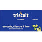 Triscuit Avocado, Cilantro & Lime Whole Grain Wheat Crackers, Lunch Snacks, Bulk Snack Crackers, 6 - 8.5 oz Boxes