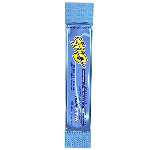 Sqwincher Zero Qwik Stik - Sugar Free Electrolyte Powdered Beverage Mix, 50 Count Bag, 2 Pack (100 Sticks Total) (Mixed Berry)