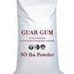 Generic Guar Gum Powder - Pure & Natural Thickener - 50lb Bag - Plant Based