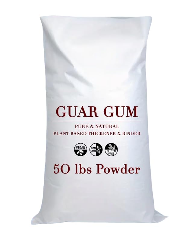 Generic Guar Gum Powder - Pure & Natural Thickener - 50lb Bag - Plant Based