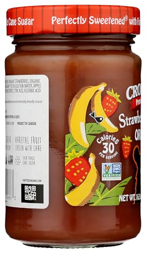 CROFTERS Organic Strawberry Banana Fruit Spread, 16.5 OZ