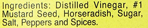Woebers Hot & Spicy Mustard, 16-Ounce Units, Pack of 6, Total 96-Ounces