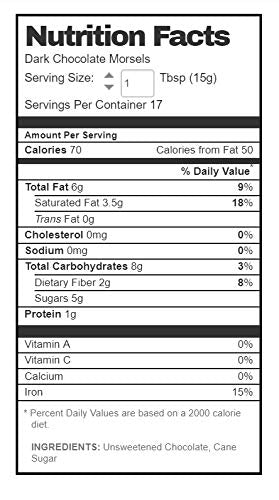 Enjoy Life Dark Chocolate Morsels  9 Ounce (Pack of 12)