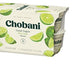 Chobani Low-Fat Greek Yogurt Key Lime Blended 5.3oz 4-pack