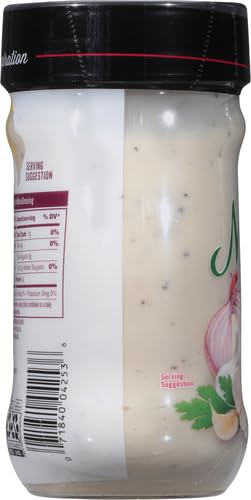 Marie's Creamy Italian Garlic Dressing, 12 oz - Savory Flavor for Salads and Dipping, Perfect for Gourmet Cooking