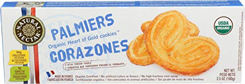 Natural Nectar, Cookies Palmier Organic, 3.5 Oz