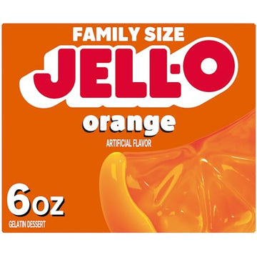 Jell-O Gelatin Dessert Orange, 6 Oz