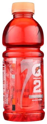 Gatorade Thirst Quencher Fruit Punch Sports Drink, 20 Fl Oz (Pack of 24), Red, Model QKR04053