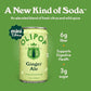 OLIPOP Minis Prebiotic Soda Pop  Ginger Ale  Pantry Pack Packed with Prebiotics  Fiber  and Botanicals  Gluten Free  Vegan  GMO Free  7.5oz (6-Cans)