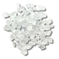 LYZAS SWEETS &   Large Rock Candy Crystal Gems - Pure White - 2.5 oz. Box