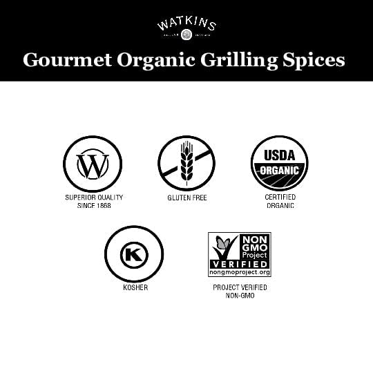 Watkins Organic Steak Seasoning, 9.6 oz, 1-Pack, Perfect for Grilling and Cooking