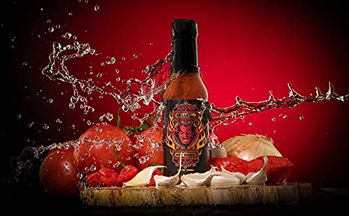 Hellfire Hot Sauce Hellfire Devils Blend Red Jalapeno Hot Sauce, Gourmet Flavor, 5 oz.