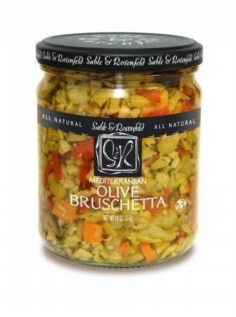 Sable & Rosenfeld Spicy Olive Bruschetta Sandwich Spread, Gluten-Free, 16 Ounce (Pack of 6)