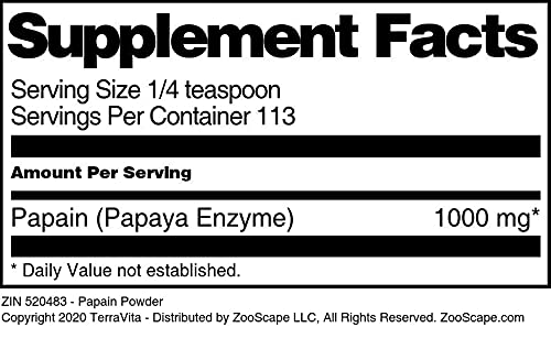 Papain Powder (4 Oz, Zin: 520483)