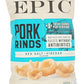 Epic Sea Salt + Vinegar Oven Baked Pork Rinds, Keto Friendly, 2.5 Oz