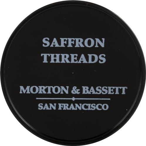 Morton & Bassett Saffron Threads, All Natural, Kosher, Gluten Free, Non-GMO, 0.01 Ounce (Pack of 3)