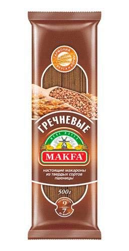 Makfa Spaghetti from Buckwheat - Grechka (16 Ounce / 450 Gram) Imported from Russia