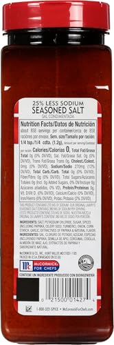 Lawrys 25% Less Sodium Seasoned Salt, 36.5 oz
