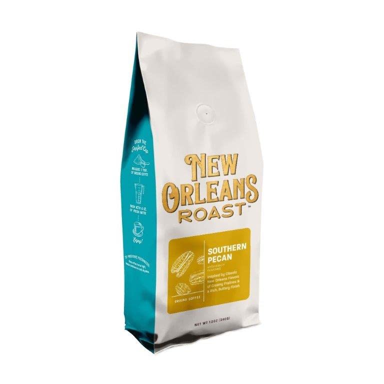 New Orleans Roast - Southern Pecan Ground Coffee, 12 Oz (Pack of 1)