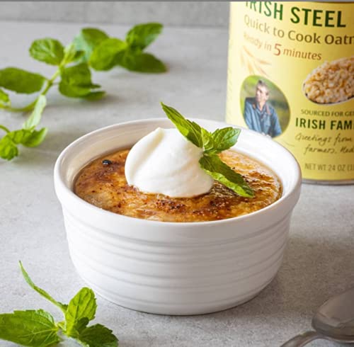 Flahavan s Quick to Cook 5 Minute, Irish Steel Cut Oatmeal, 24 Ounce (Pack of 6)