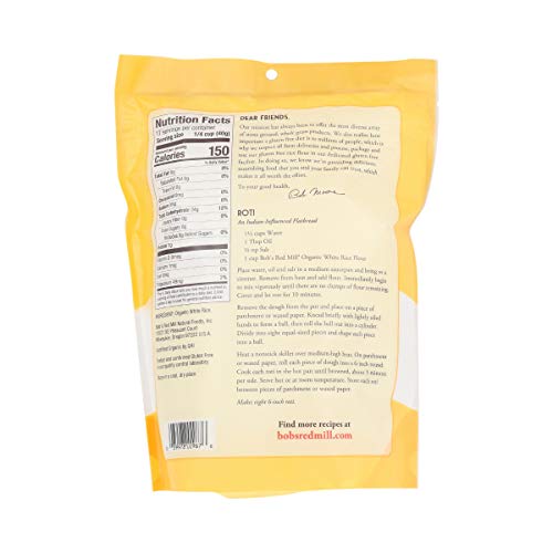 Bobs Red Mill Organic White Rice Flour 24 Oz