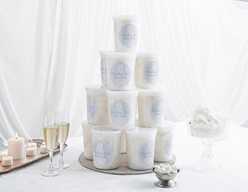 Chocolate Storybook Wedding Cake Flavored Cotton Candy - 1.2 Ounce Pack